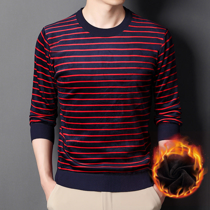 Men's Warm Striped Cozy Fashion Sweater
