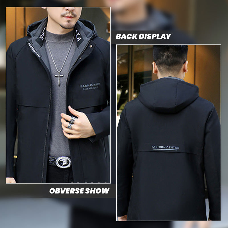 🔥Limited Time 49% Off 🔥Men's Winter Hooded Warm Faux Fur Lined Parka Coat