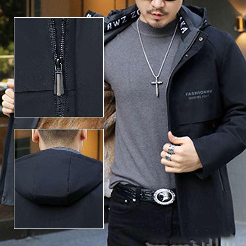 🔥Limited Time 49% Off 🔥Men's Winter Hooded Warm Faux Fur Lined Parka Coat