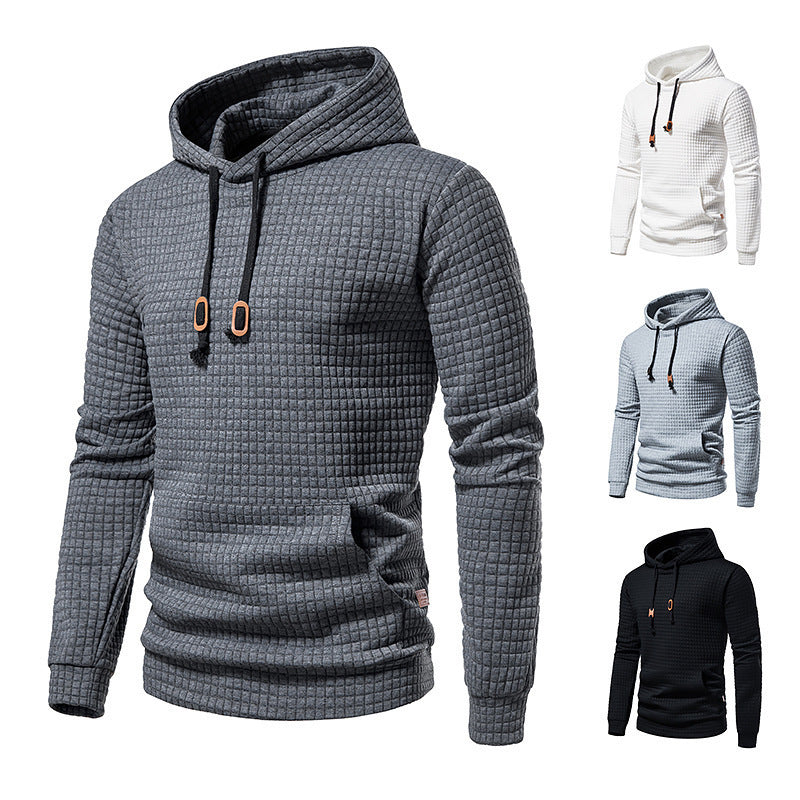 Men's Waffle Hooded Sweatshirt