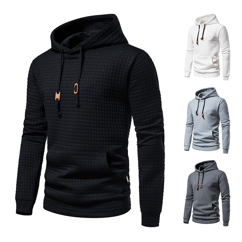 Men's Waffle Hooded Sweatshirt
