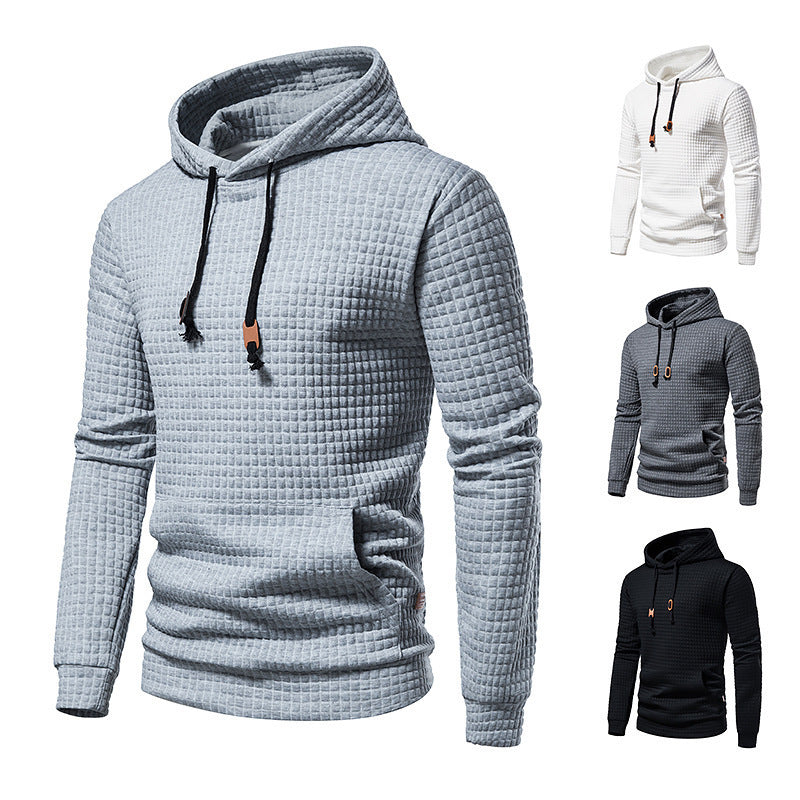 Men's Waffle Hooded Sweatshirt