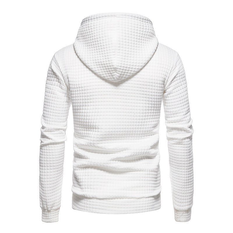 Men's Waffle Hooded Sweatshirt