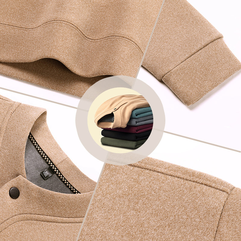 🔥New Hot Selling🔥Men’s Plush-LinedThickened Pullover (Warm and Comfortable)