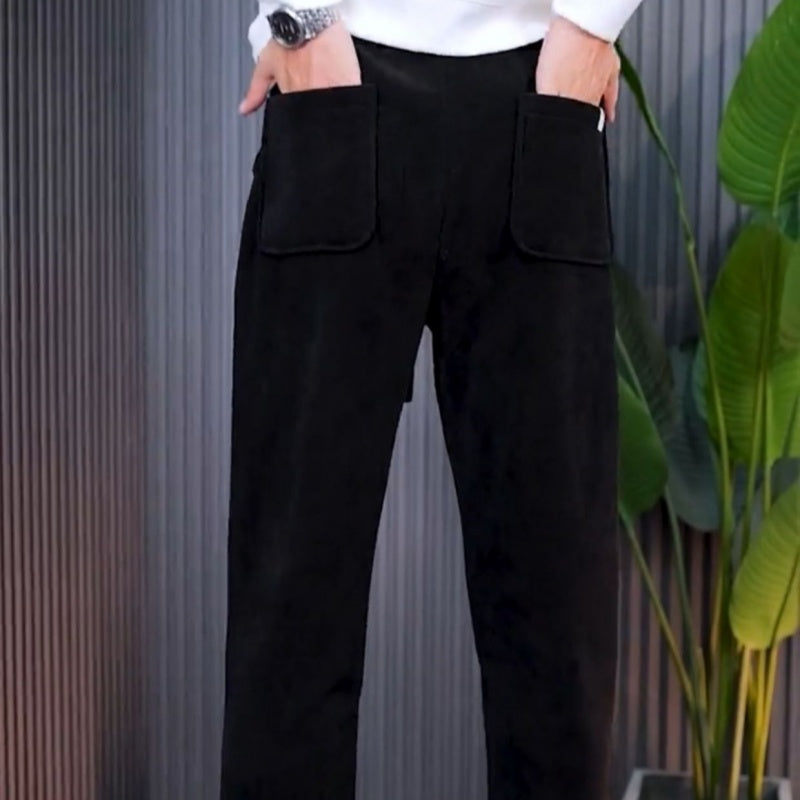 Men's Warm Drawstring Relaxed Sweatpants