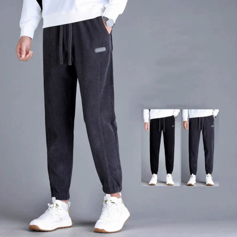 Men's Warm Drawstring Relaxed Sweatpants