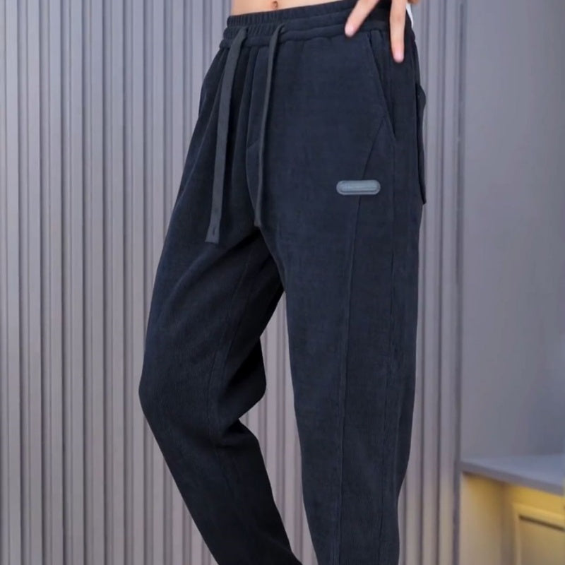 Men's Warm Drawstring Relaxed Sweatpants