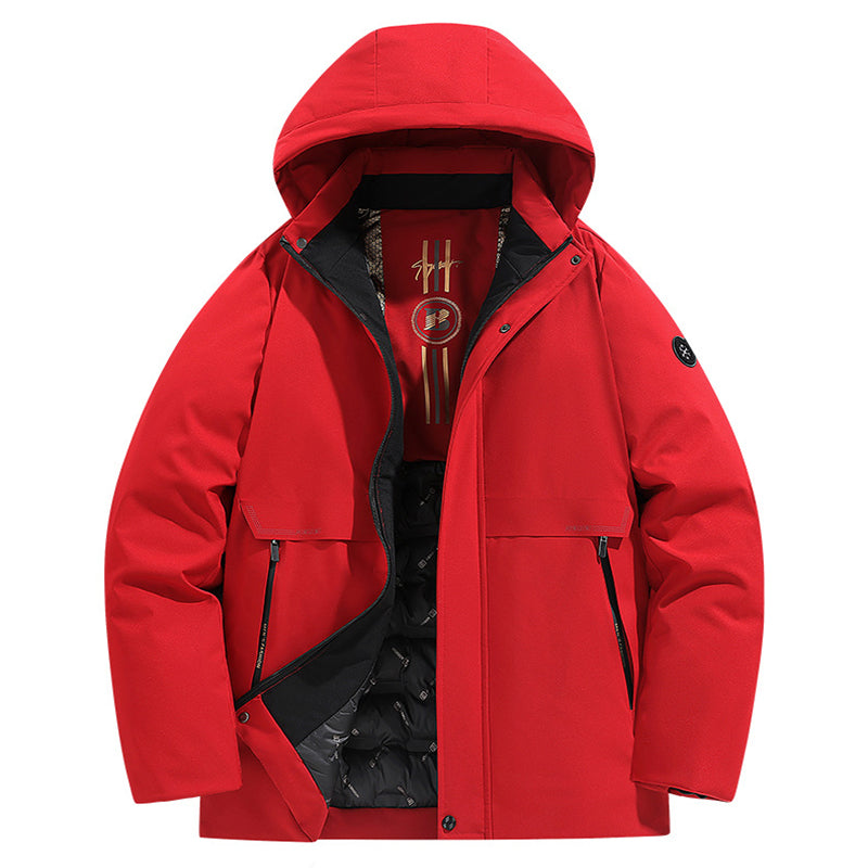 Men's Windproof Thermal Parka Coat
