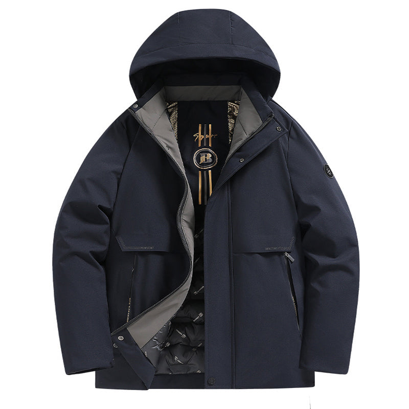 Men's Windproof Thermal Parka Coat