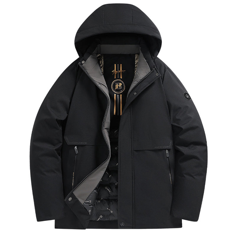 Men's Windproof Thermal Parka Coat