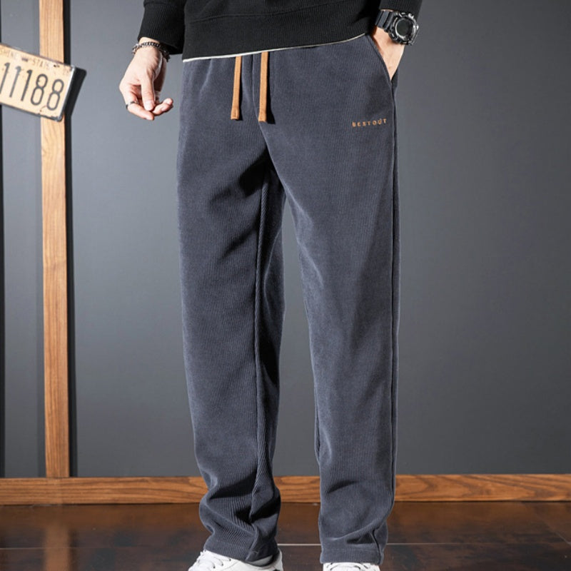 ❄️Winter Specials❄️ Men's Casual Warm Stretch Drawstring Pants