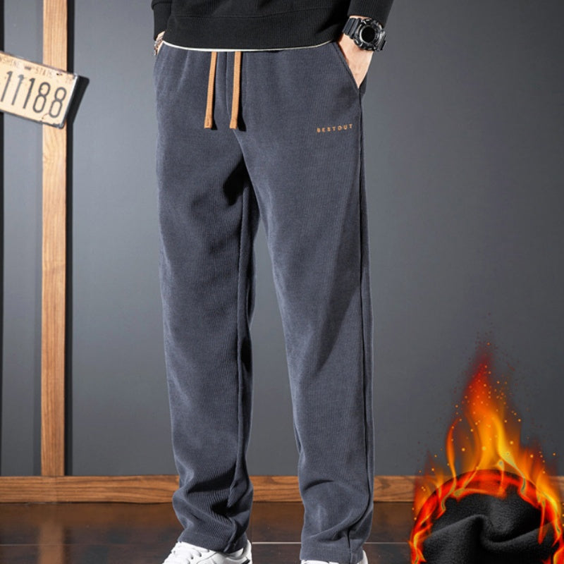 ❄️Winter Specials❄️ Men's Casual Warm Stretch Drawstring Pants