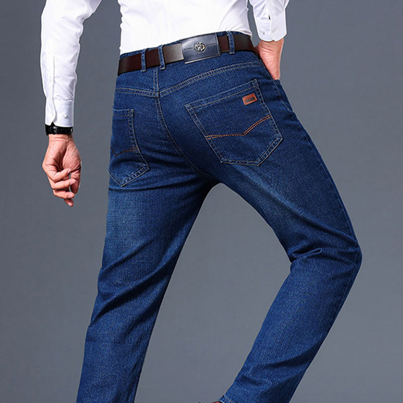 Men's Stretch Straight-Fit Jeans