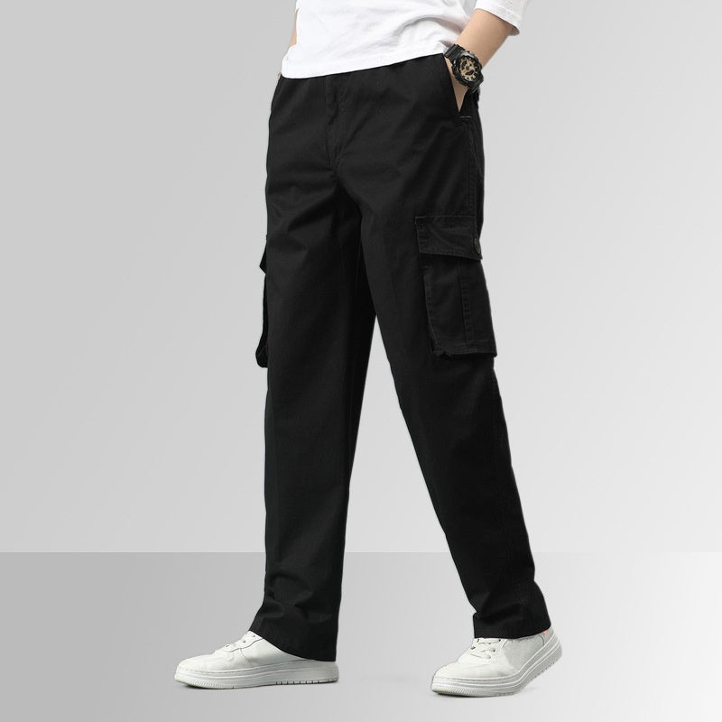 Men's Loose-fitting Multi-pocket Ultra Comfort Cargo Pants