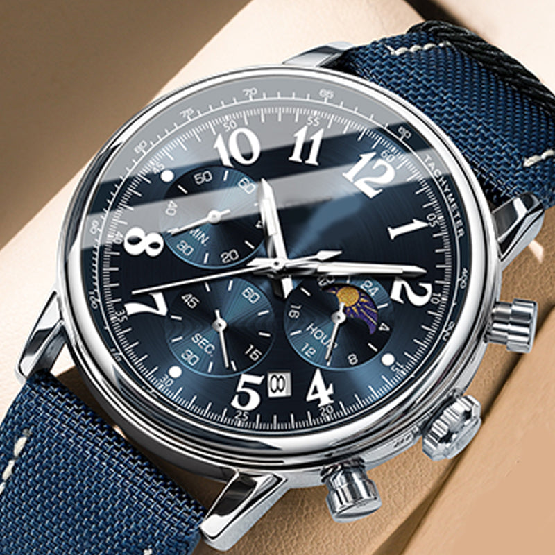 Men's Fashion Waterproof Luminous Quartz Watch