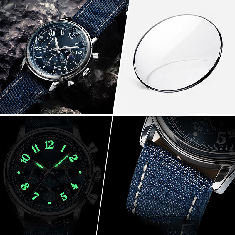Men's Fashion Waterproof Luminous Quartz Watch