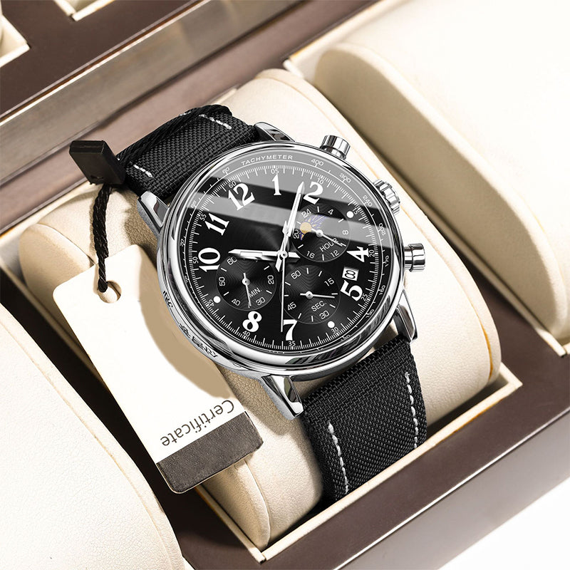 Men's Fashion Waterproof Luminous Quartz Watch