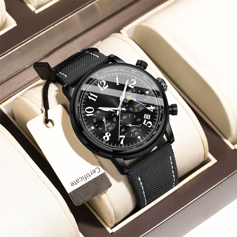 Men's Fashion Waterproof Luminous Quartz Watch