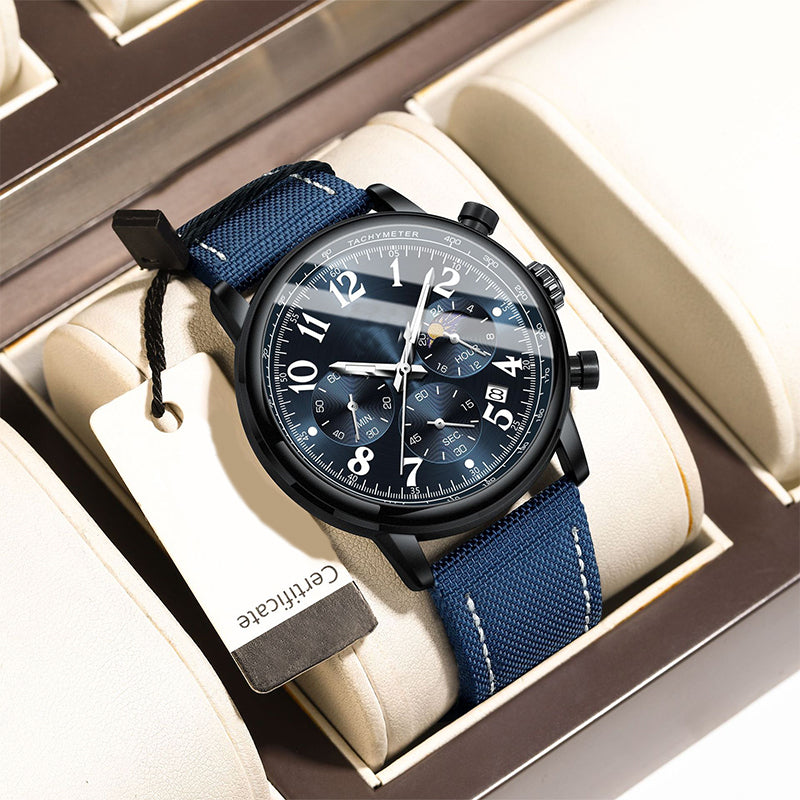 Men's Fashion Waterproof Luminous Quartz Watch