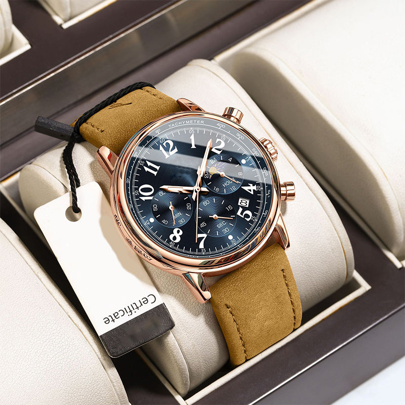 Men's Fashion Waterproof Luminous Quartz Watch