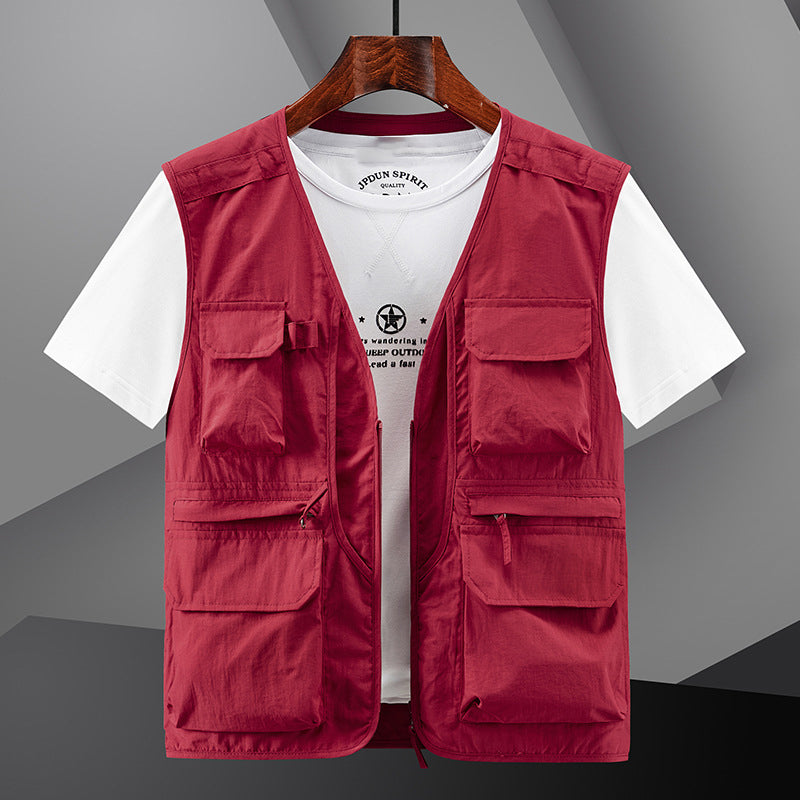 🔥Men's Outdoor Lightweight Breathable Multi-Pocket Vest🔥
