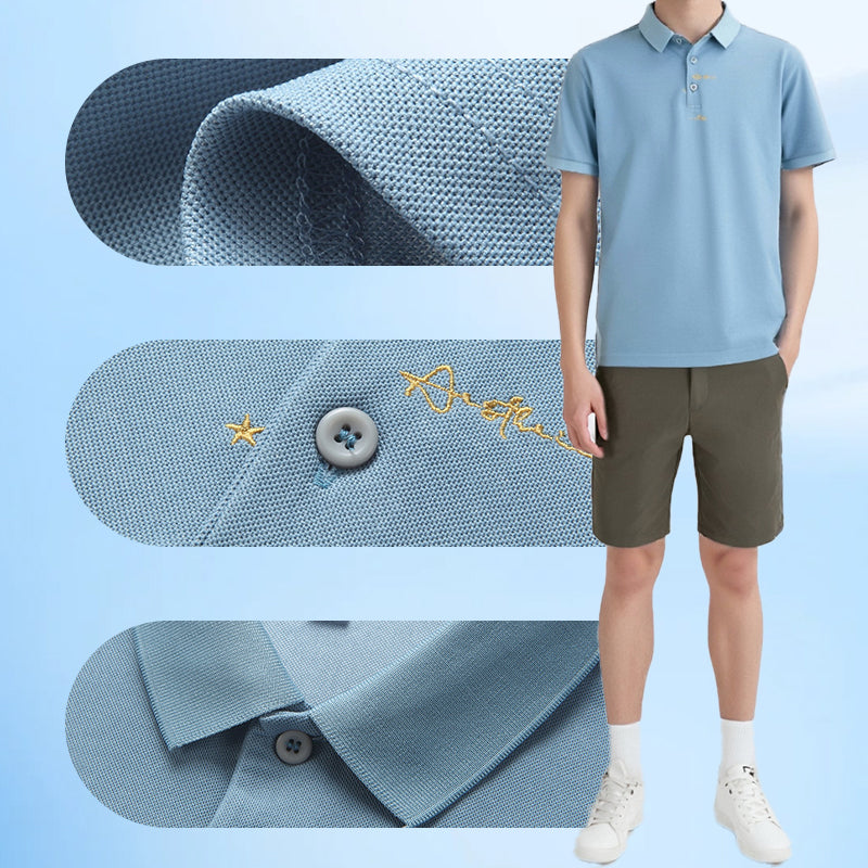 🎊2025 Summer Hot Sale👕Men's Lapel Short-Sleeved Loose Printed Shirt