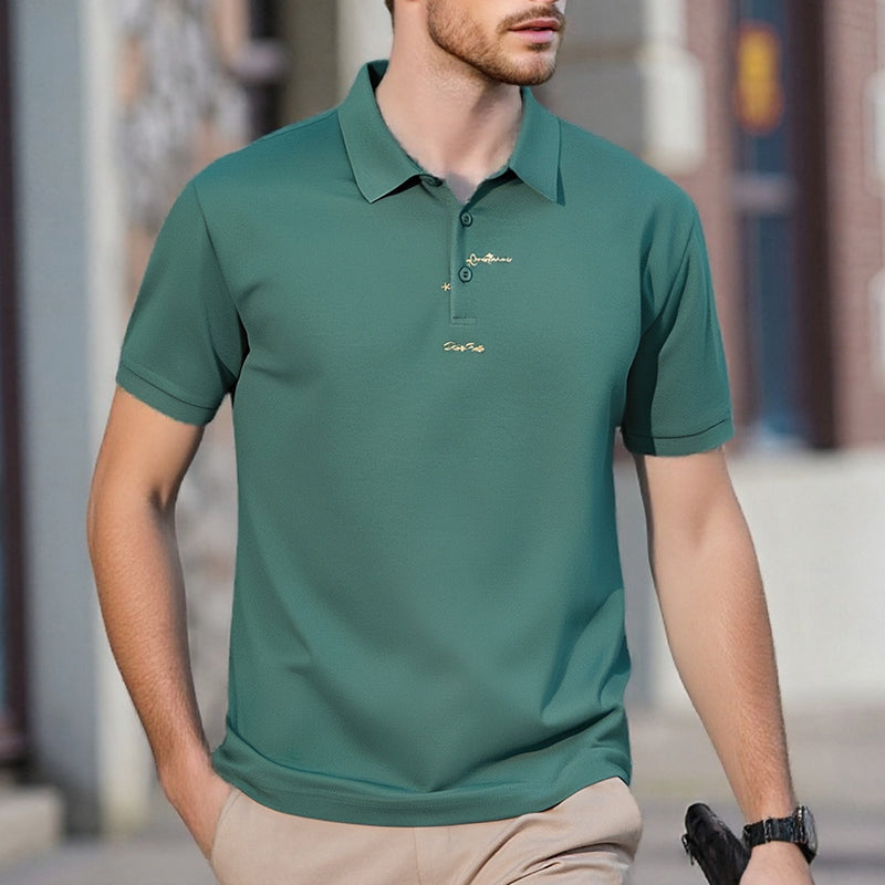 🎊2025 Summer Hot Sale👕Men's Lapel Short-Sleeved Loose Printed Shirt