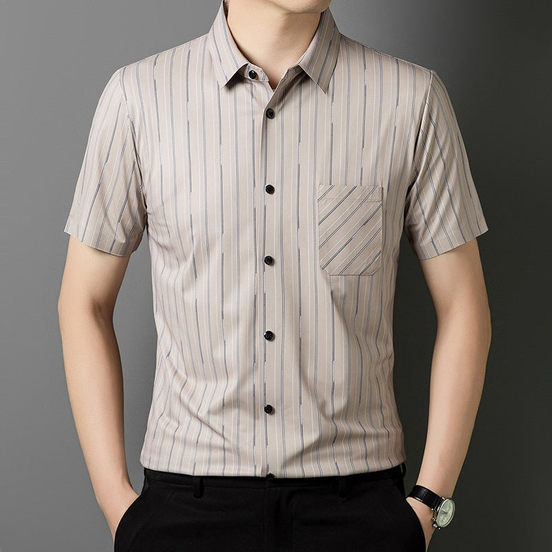 Men's Casual Comfort Short Sleeve Shirt