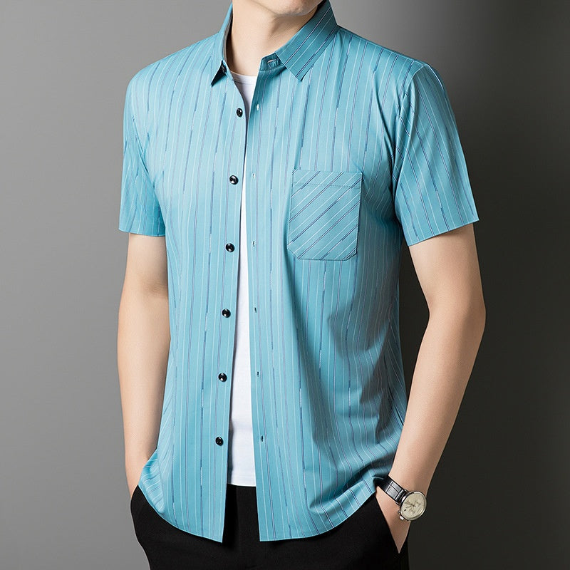 Men's Casual Comfort Short Sleeve Shirt