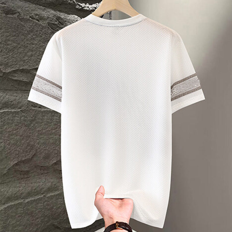 👔2025 Men's Wardrobe🎁Printed Round Neck Short Sleeve T-shirt