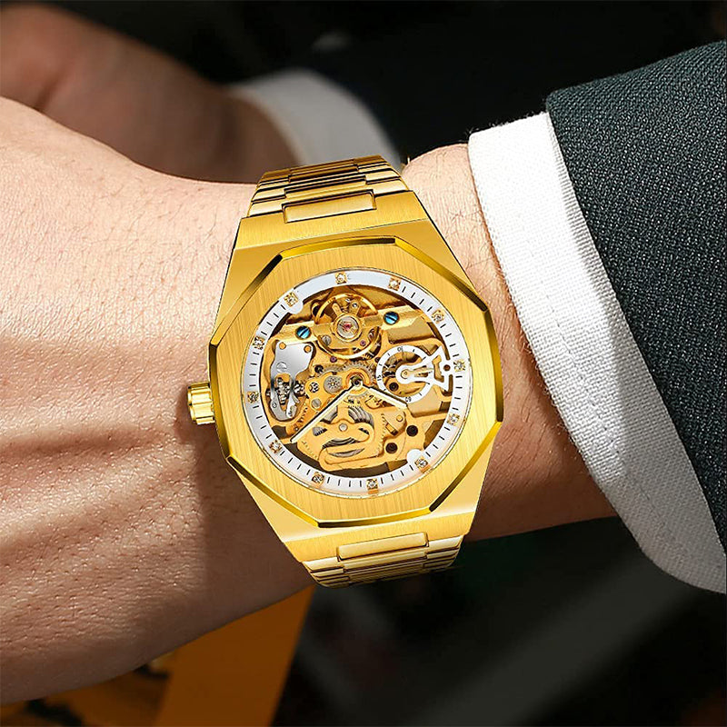Men’s Luxury Skeleton Mechanical Watch