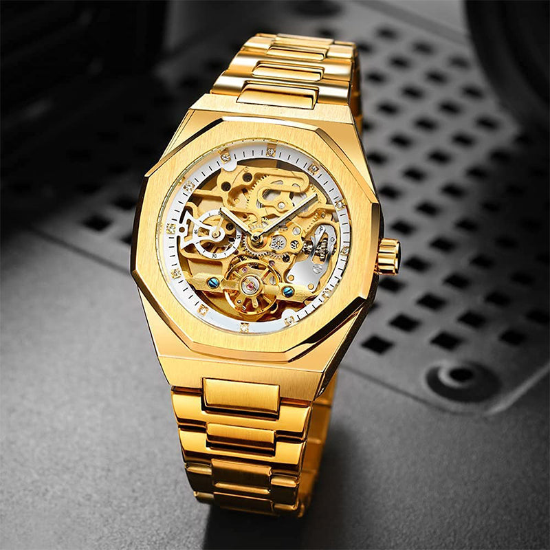 Men’s Luxury Skeleton Mechanical Watch