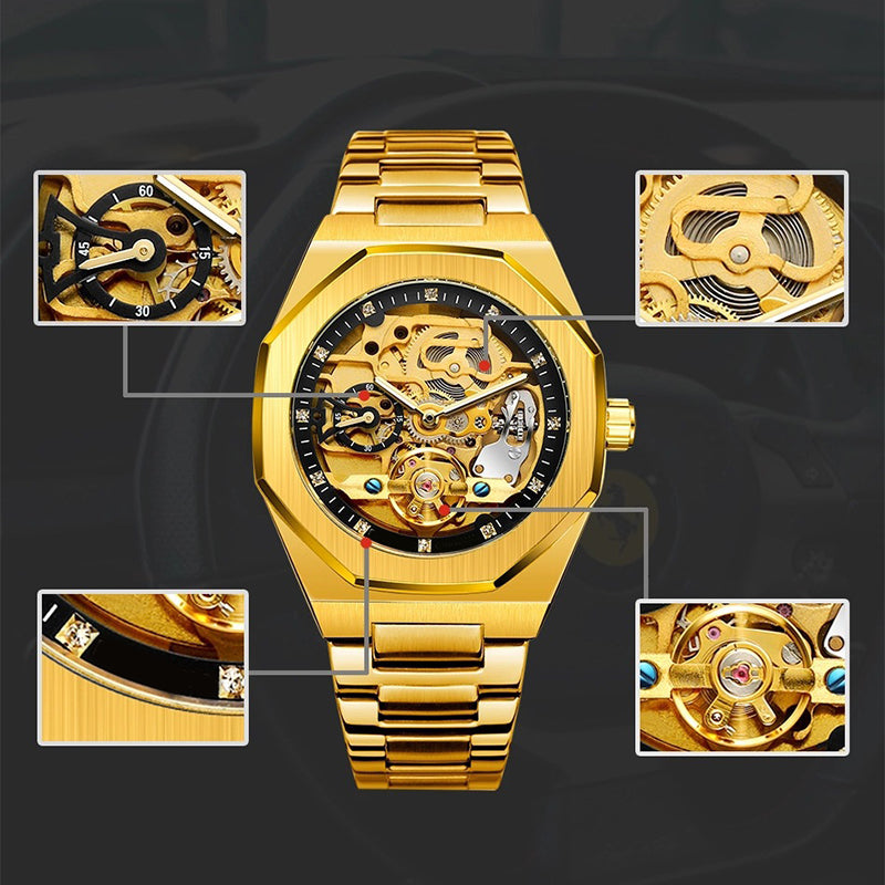 Men’s Luxury Skeleton Mechanical Watch