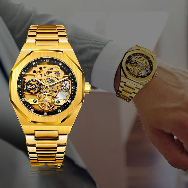 Men’s Luxury Skeleton Mechanical Watch