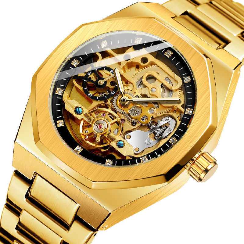 Men’s Luxury Skeleton Mechanical Watch