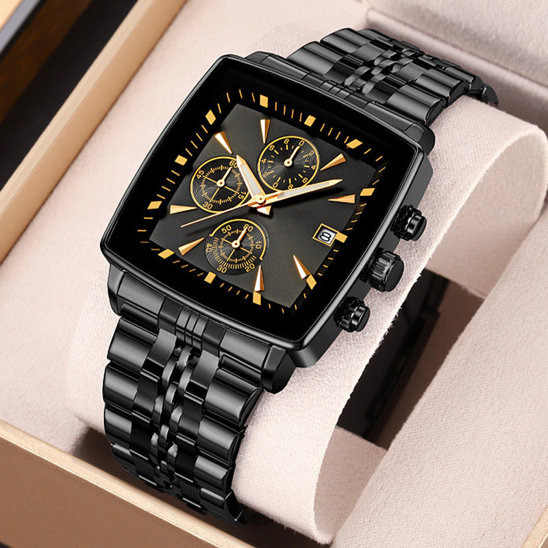 Men's Multifunctional Waterproof Quartz Watch