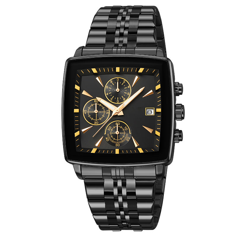 Men's Multifunctional Waterproof Quartz Watch