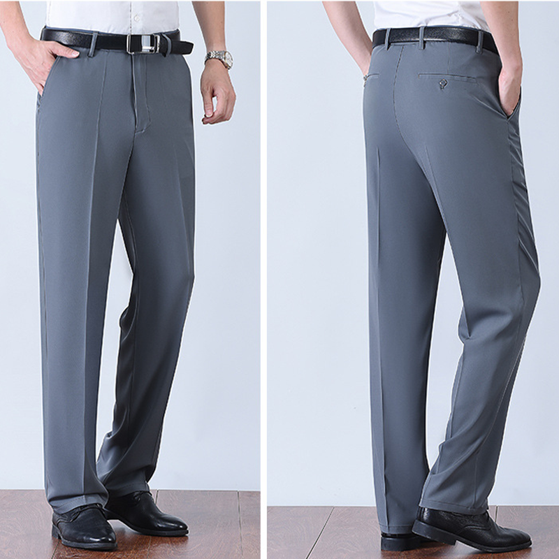 ❄️Summer Specials👖Men's Ice Silk Quick Dry Suit Pants