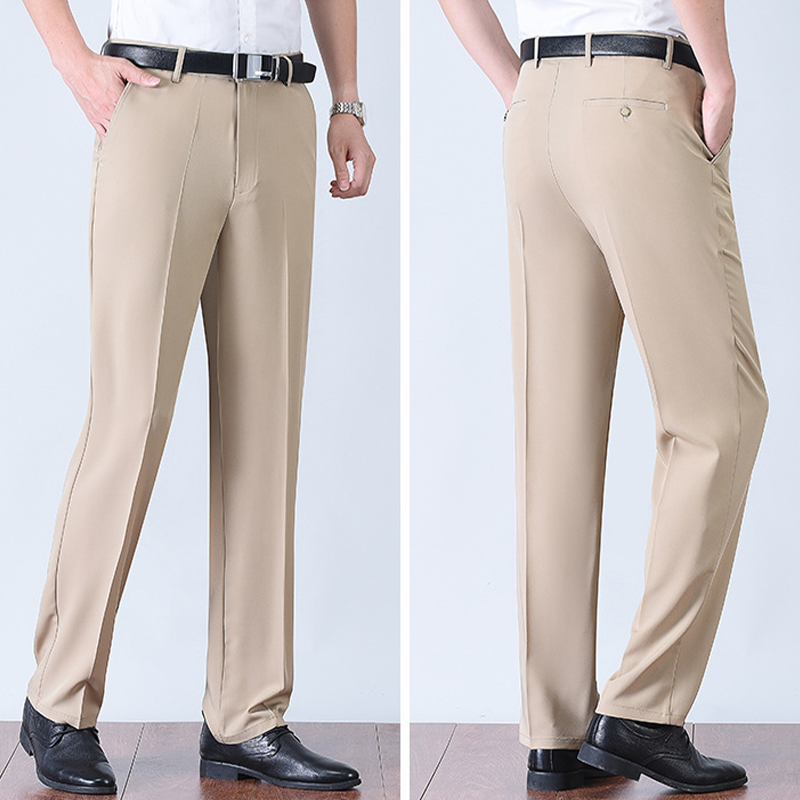 ❄️Summer Specials👖Men's Ice Silk Quick Dry Suit Pants