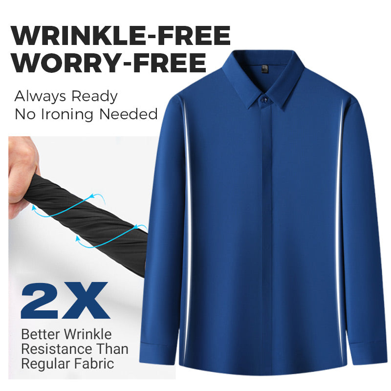 👔Men's Wrinkle-Free Button-Down Shirt