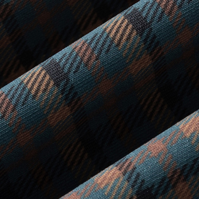 Men’s Casual Plaid Short Sleeve Shirt（50% OFF）