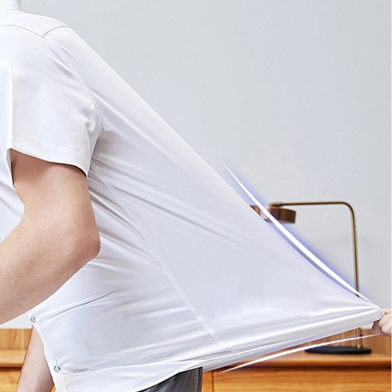🔥Summer Special🔥Men's Stretch Short Sleeve Dress Shirt