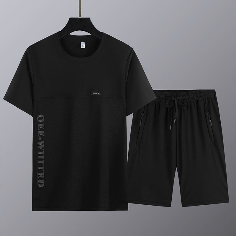 🎉🛍️Summer New Arrivals Limited Time 50% OFF👕Men's Short Sleeve Top & Shorts 2-Piece Set🩳