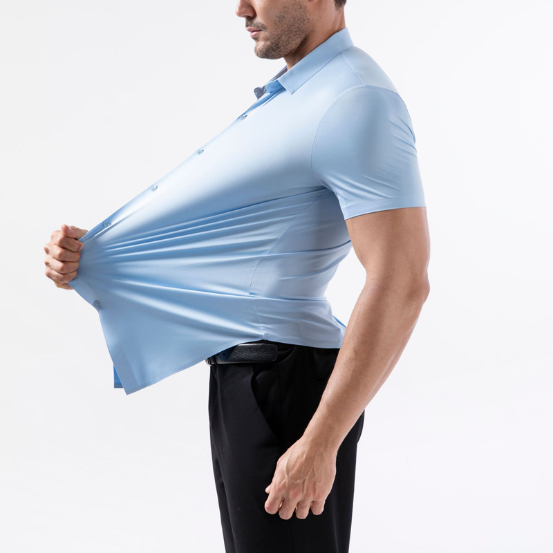 Men's Short Sleeve 4-Way Stretch Shirt