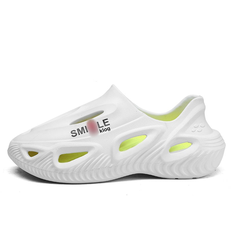 🏖️Summer Exclusive-Men's Thick Bottom Hollow Outdoor Slippers✨