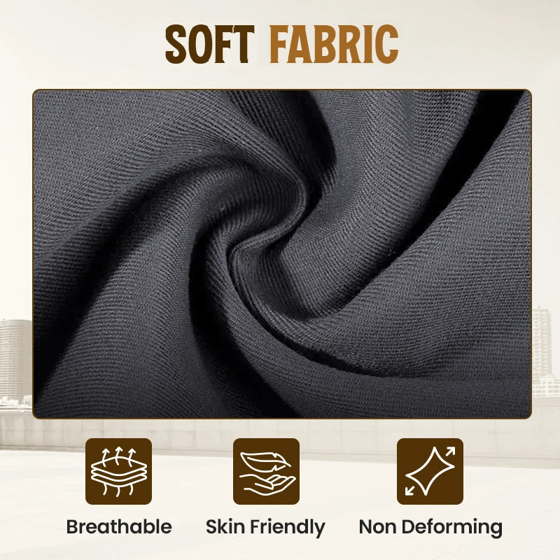 Men's Casual Solid Color Elastic Waistband Pants