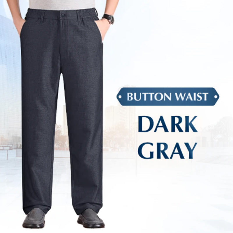 Stretch Comfort High Waist Ice-Silk Pants