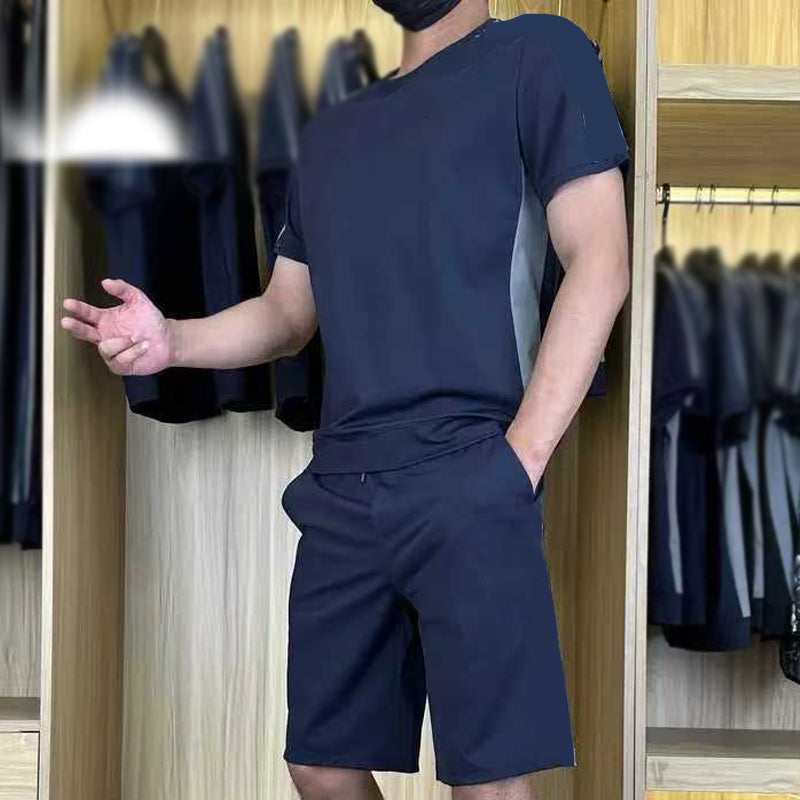 Men's Workout T-Shirt & Shorts Set