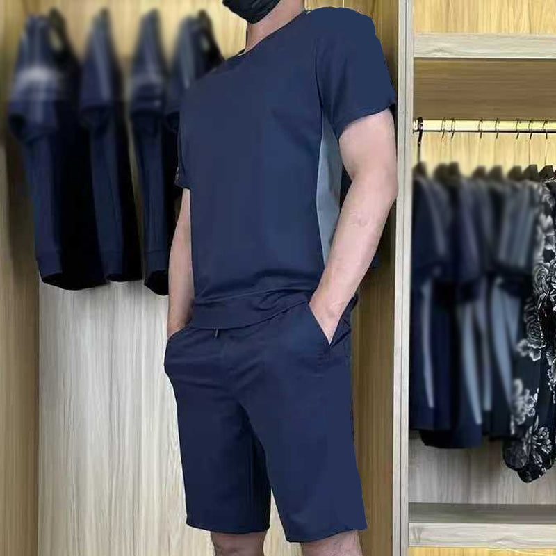 Men's Workout T-Shirt & Shorts Set