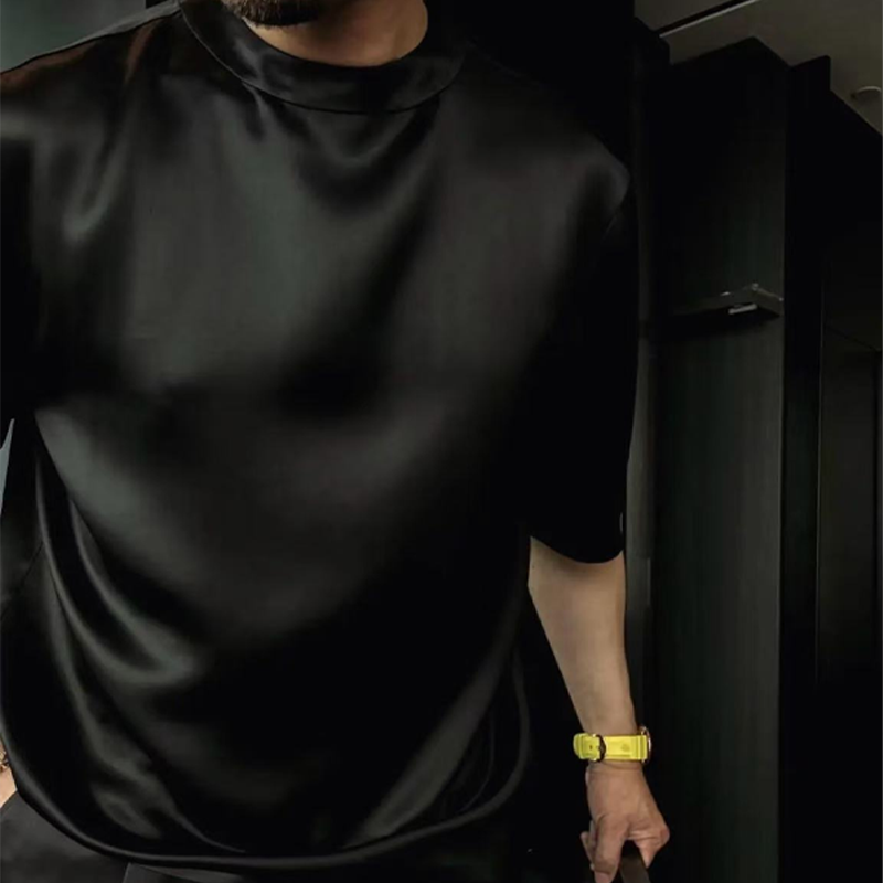 Men's Casual Solid Top & Shorts 2-Piece Set